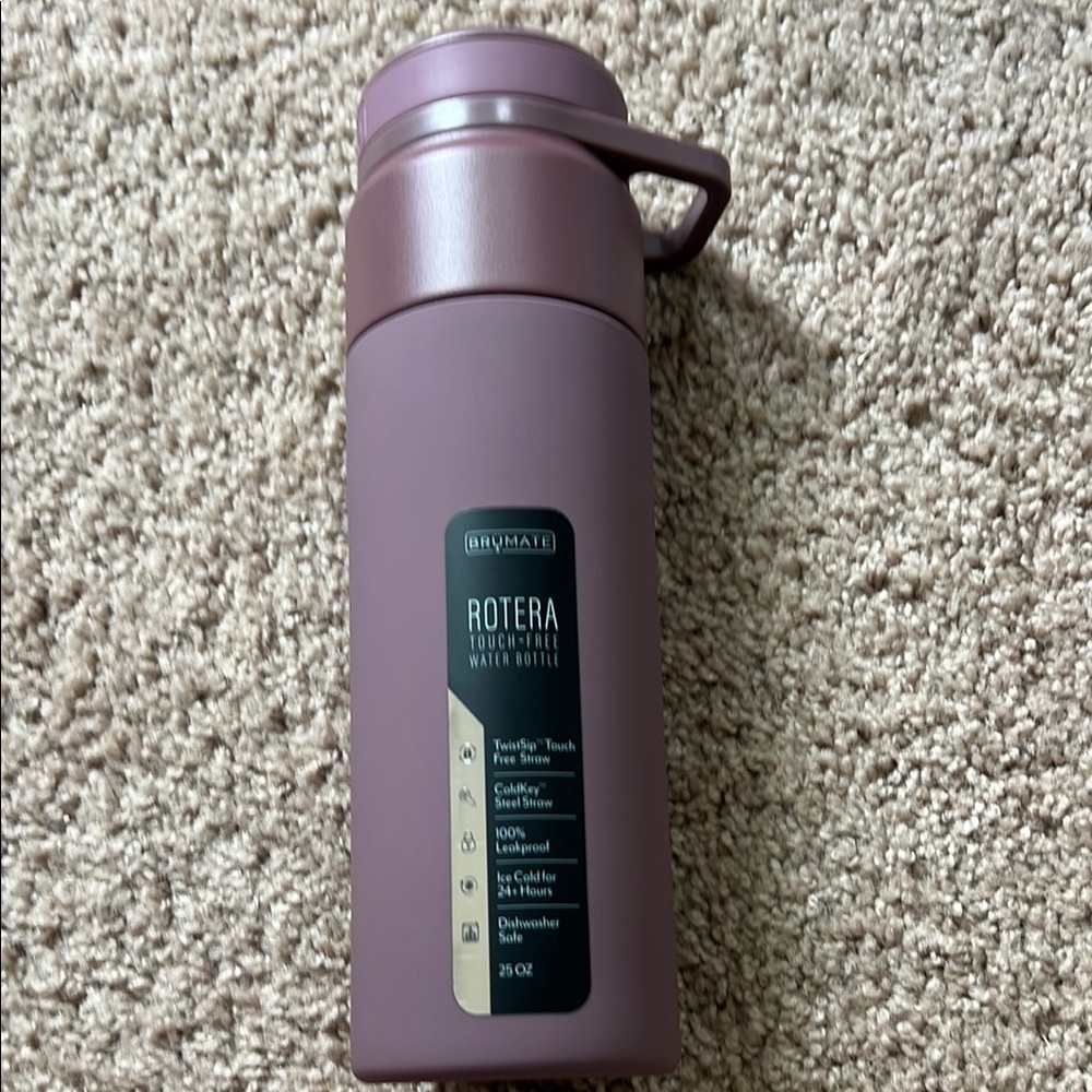 BrüMate Rotera Touch-Free Water Bottle - Purple